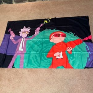 NIB Rick & Morty Felt Wall Banner